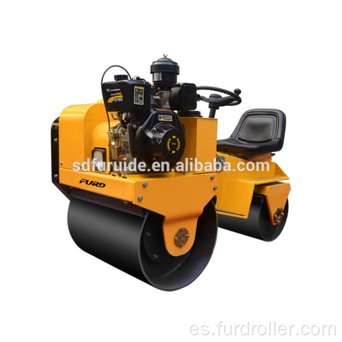 Rodillo compactador vibratorio de doble tambor con certificación CE